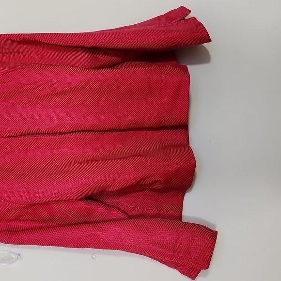 Ellen Tracy Single Button Pink Jacket Blazer Size 8 - Picture 6 of 8
